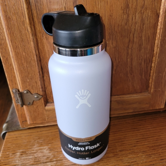 Hydro Flask Other - Hydro flask 32oz. Wide mouth with straw lid 'fog' dent on bottom see photos